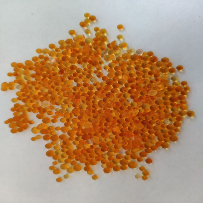 Indicador de color d'alta qualitat Dessecant Perles de gel de sílice taronja dessecant per a assecat